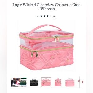 NWT Lug x Wicked Cosmetics Case